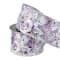 2.5" x 20ft. Purple Wired Floral Glitter Web Ribbon by Celebrate It® Halloween